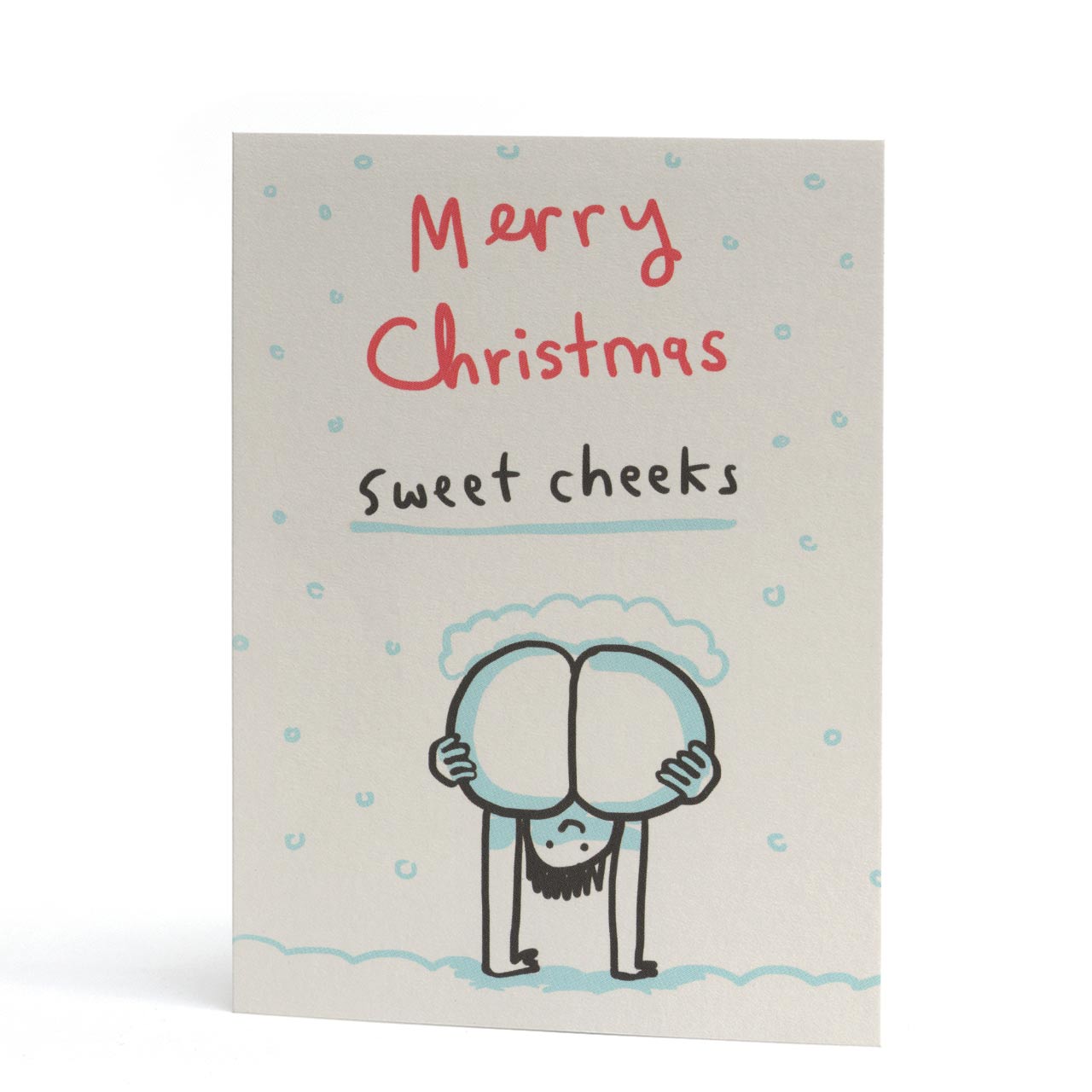 Merry Christmas Sweet Cheeks Greeting Card