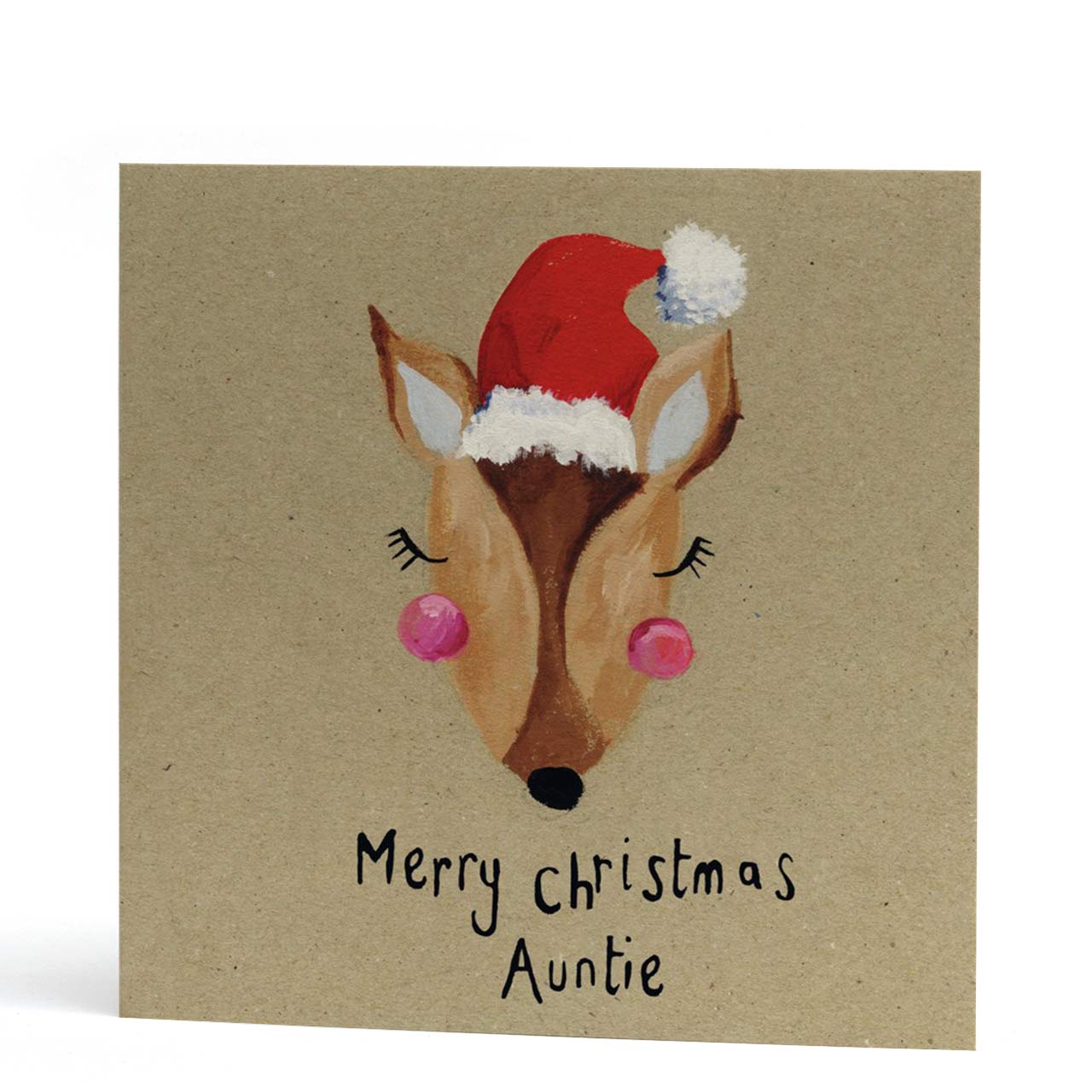 Auntie Deer Merry Christmas Card
