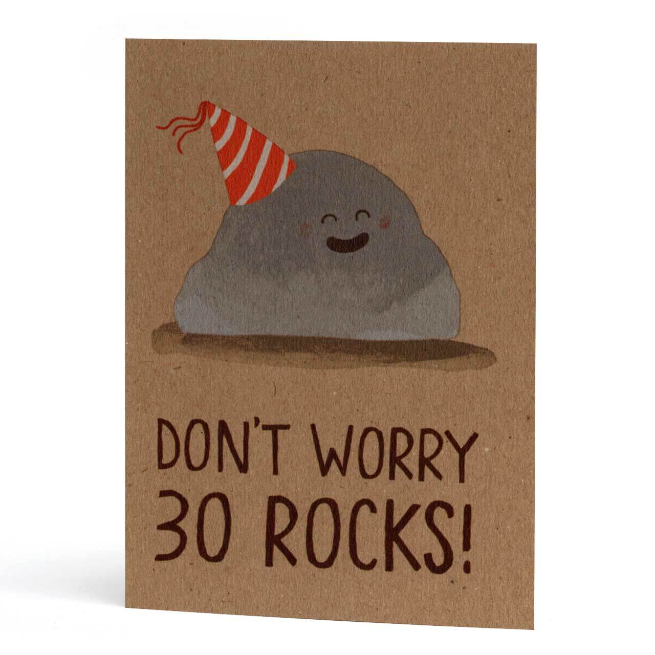 30 Rocks Birthday Greeting Card