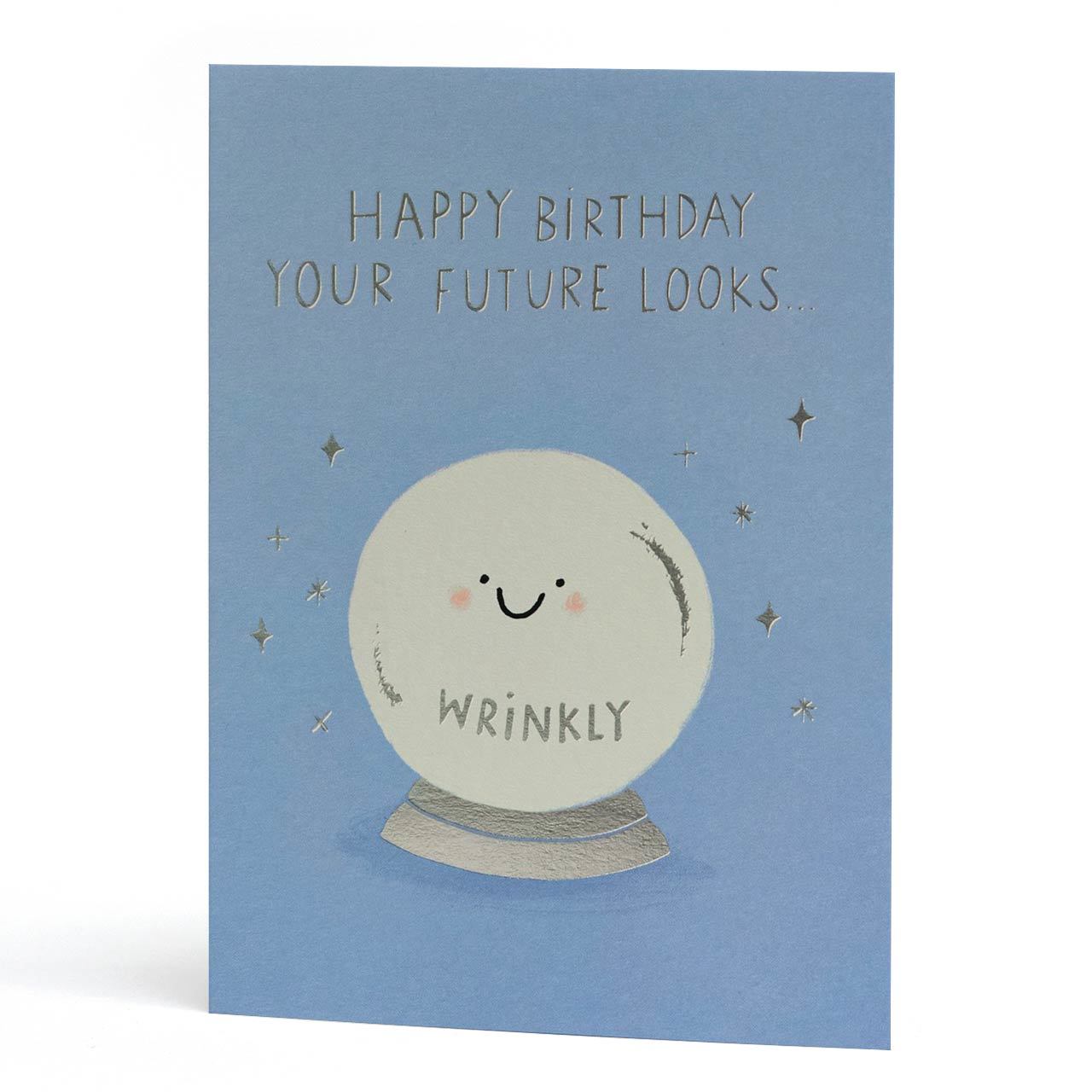 Your Future Silver Foil Birthday Greeting Card