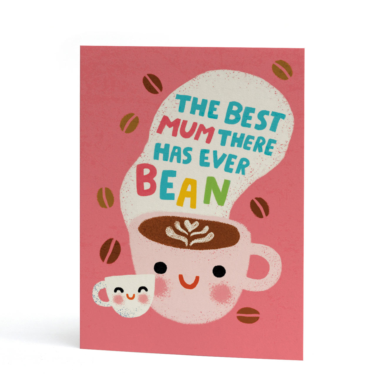 Best Mum Bean Greeting Card