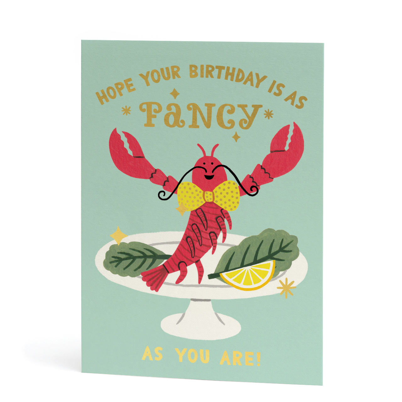Fancy Birthday Gold Foil Greeting Card