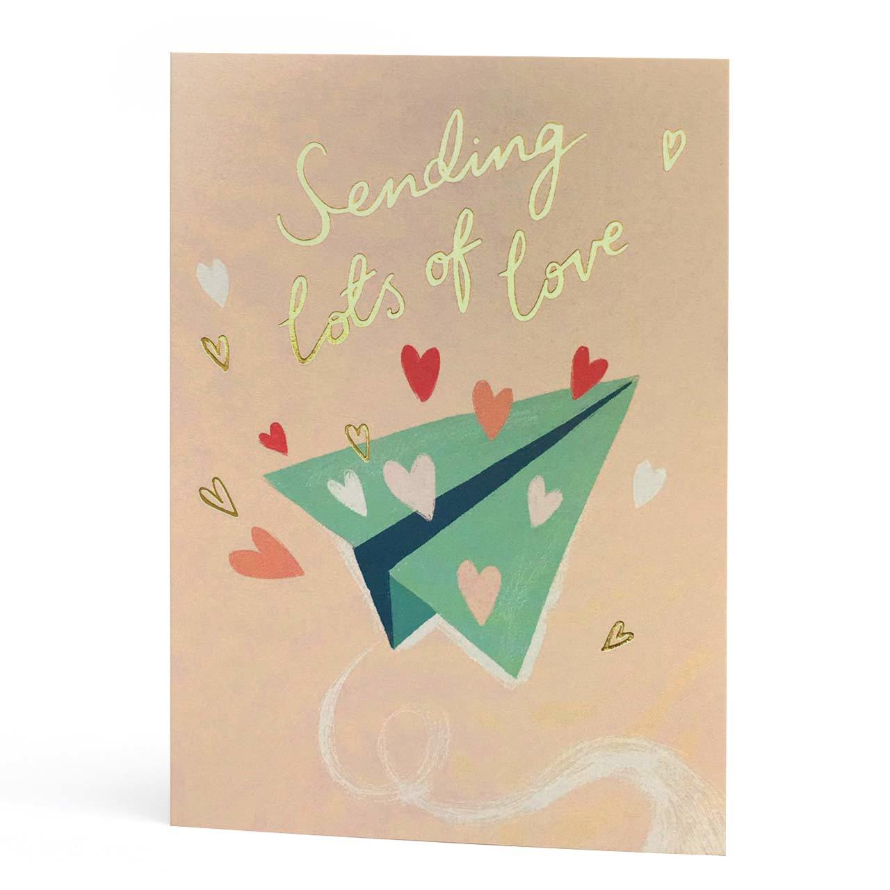 Lots of Love Gold Foil Greeting Card