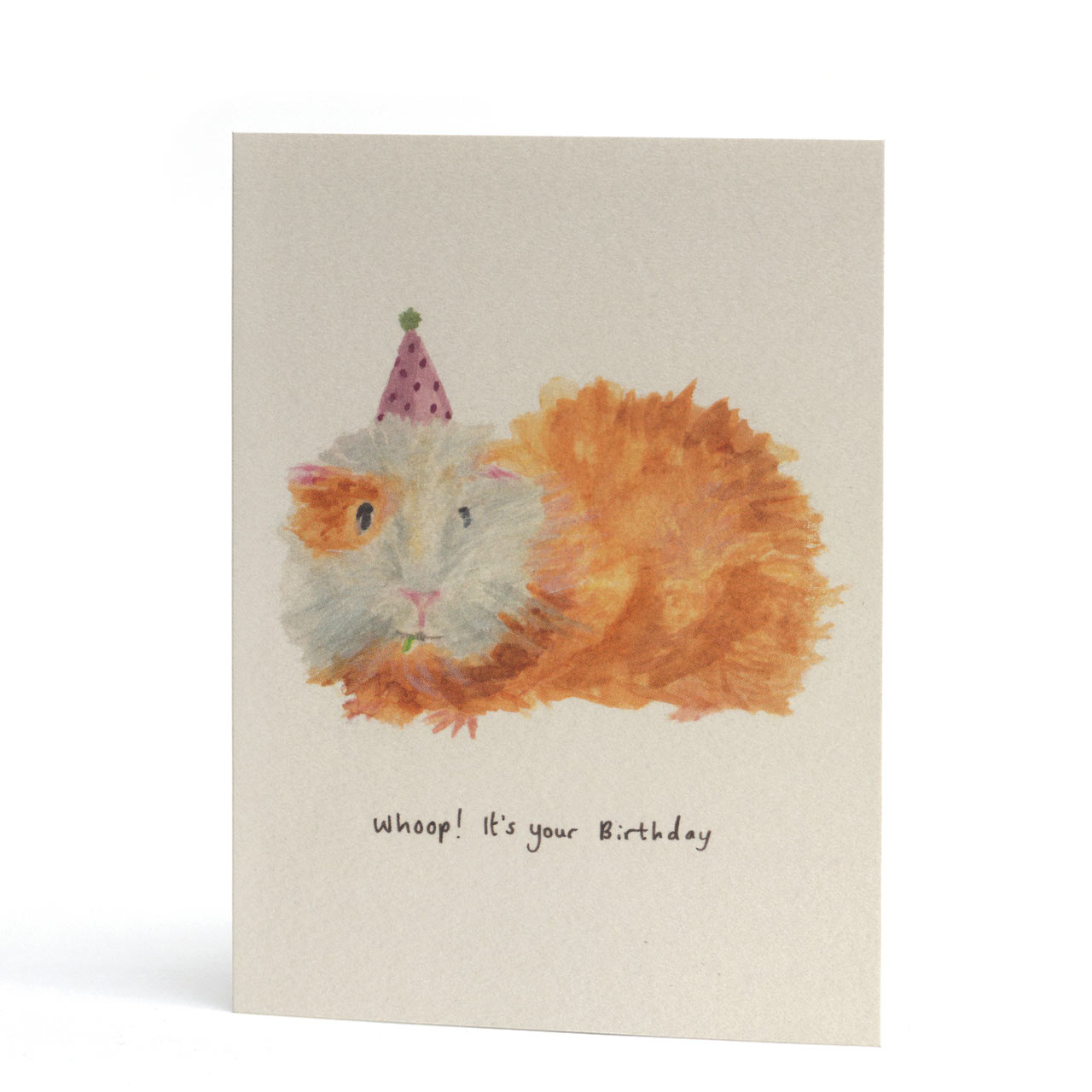 Whoop Birthday Guinea Pig Greeting Card